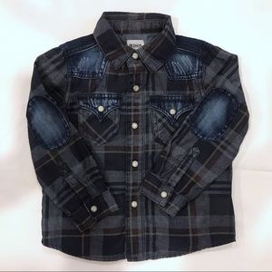 HP! 🤩 HUDSON Denim Plaid Shirt Size 3
